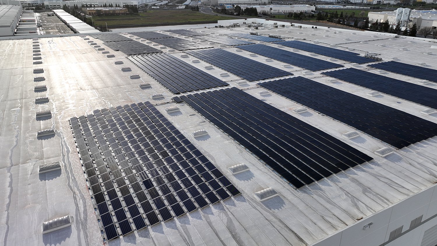 Tracy Factory Solar Panels