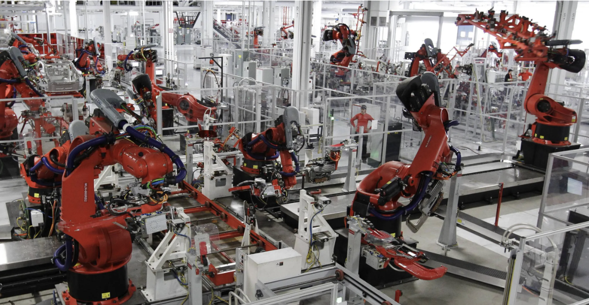 Look inside Tesla's Fremont factory