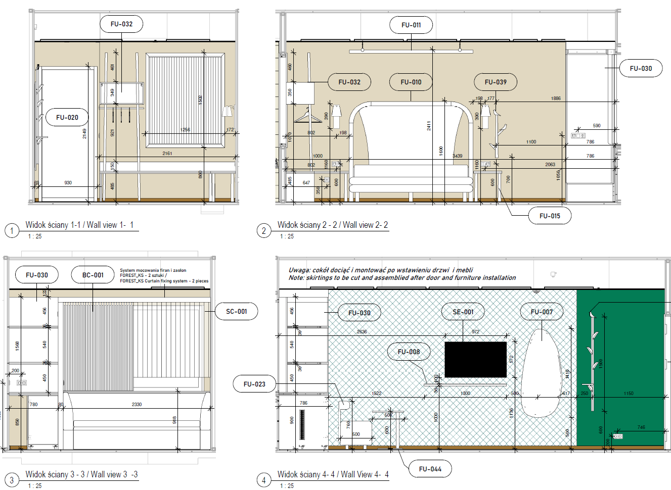 TI Room drawings